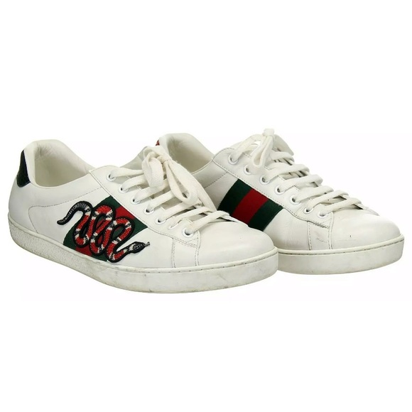 gucci ace web trainers